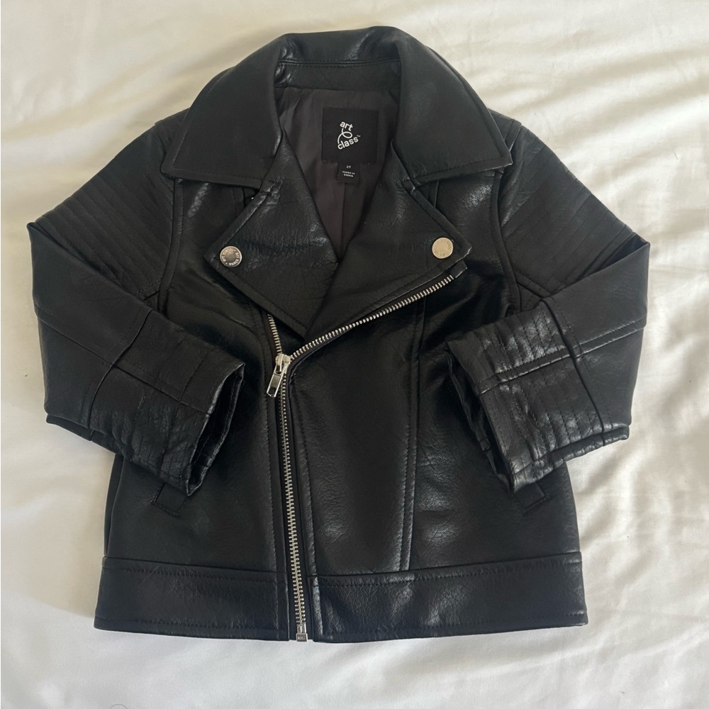 Art Class Black Jacket with Silver Accents